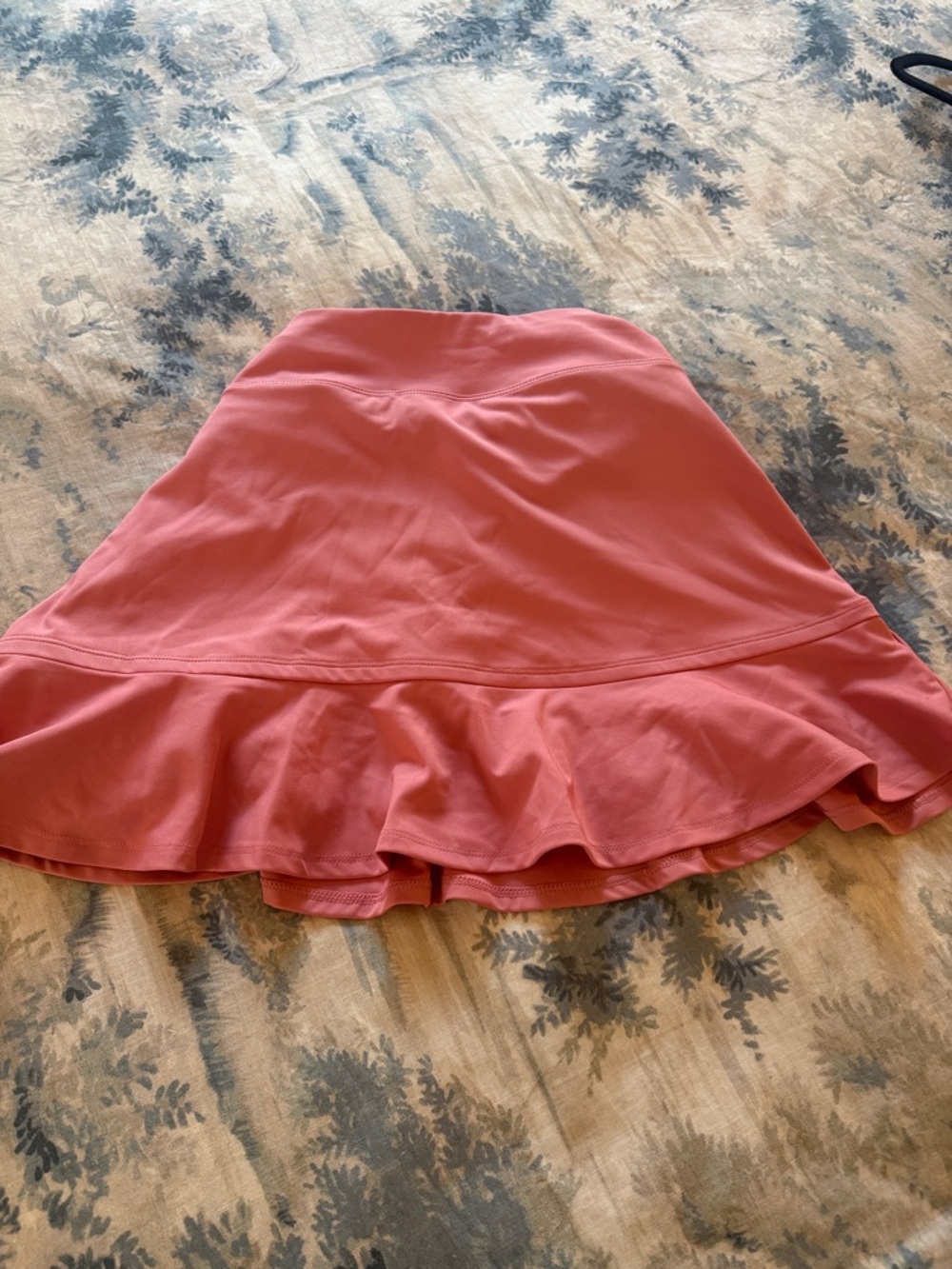 Tommy Bahama Coral Pink Ruffle Hem Skater Skirt
